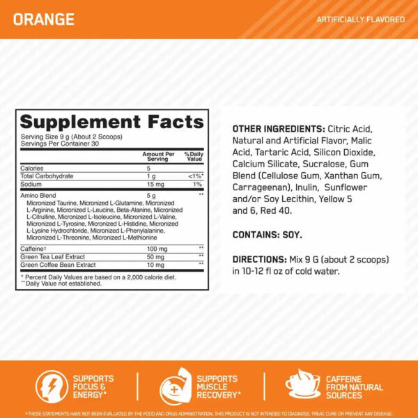 Alternative view of Amino Energy Optimum Nutrition