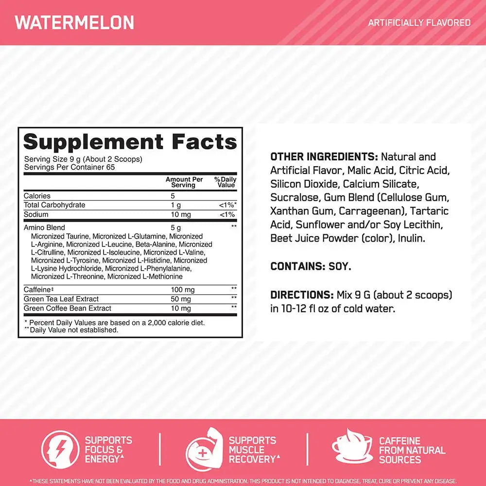 Amino Energy Optimum Nutrition - Imagen 3
