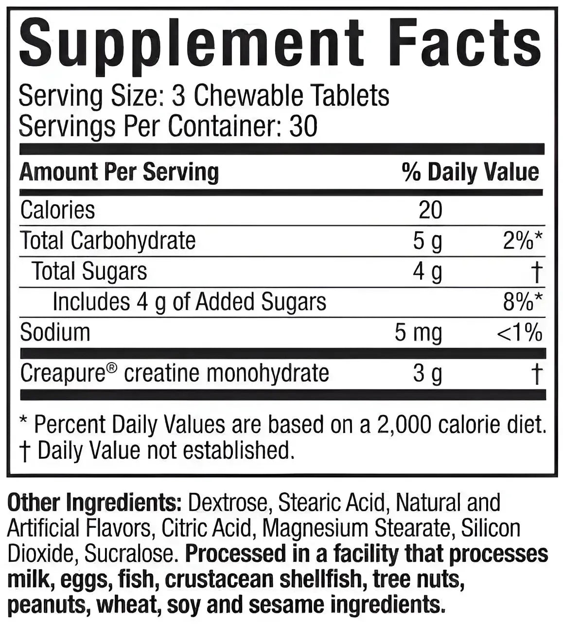 Creatine Chews Muscletech - Imagen 2