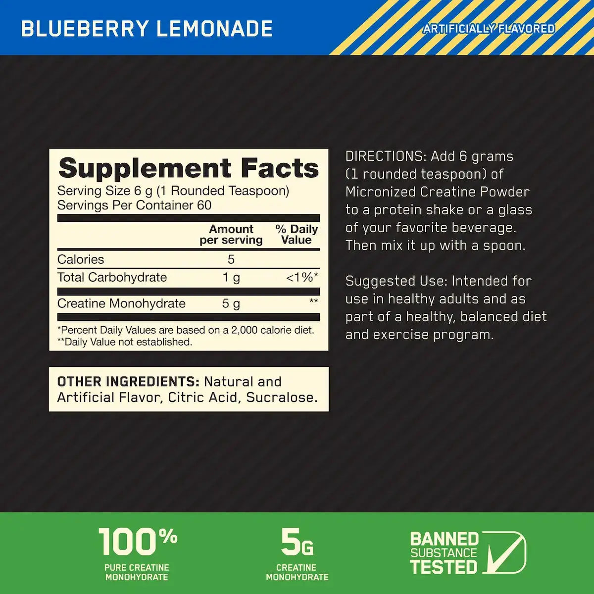 Creatine Powder Micronized Optimum Nutrition - Imagen 3