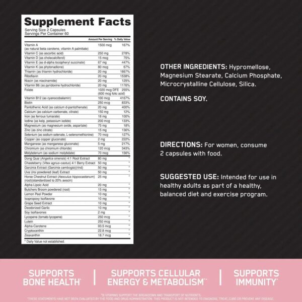 Alternative view of Opti Women Optimum Nutrition