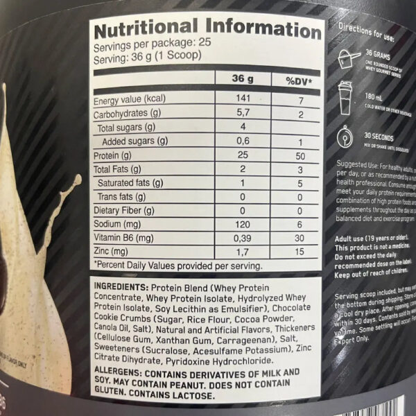 Alternative view of Whey Gourmet Series Optimum Nutrition