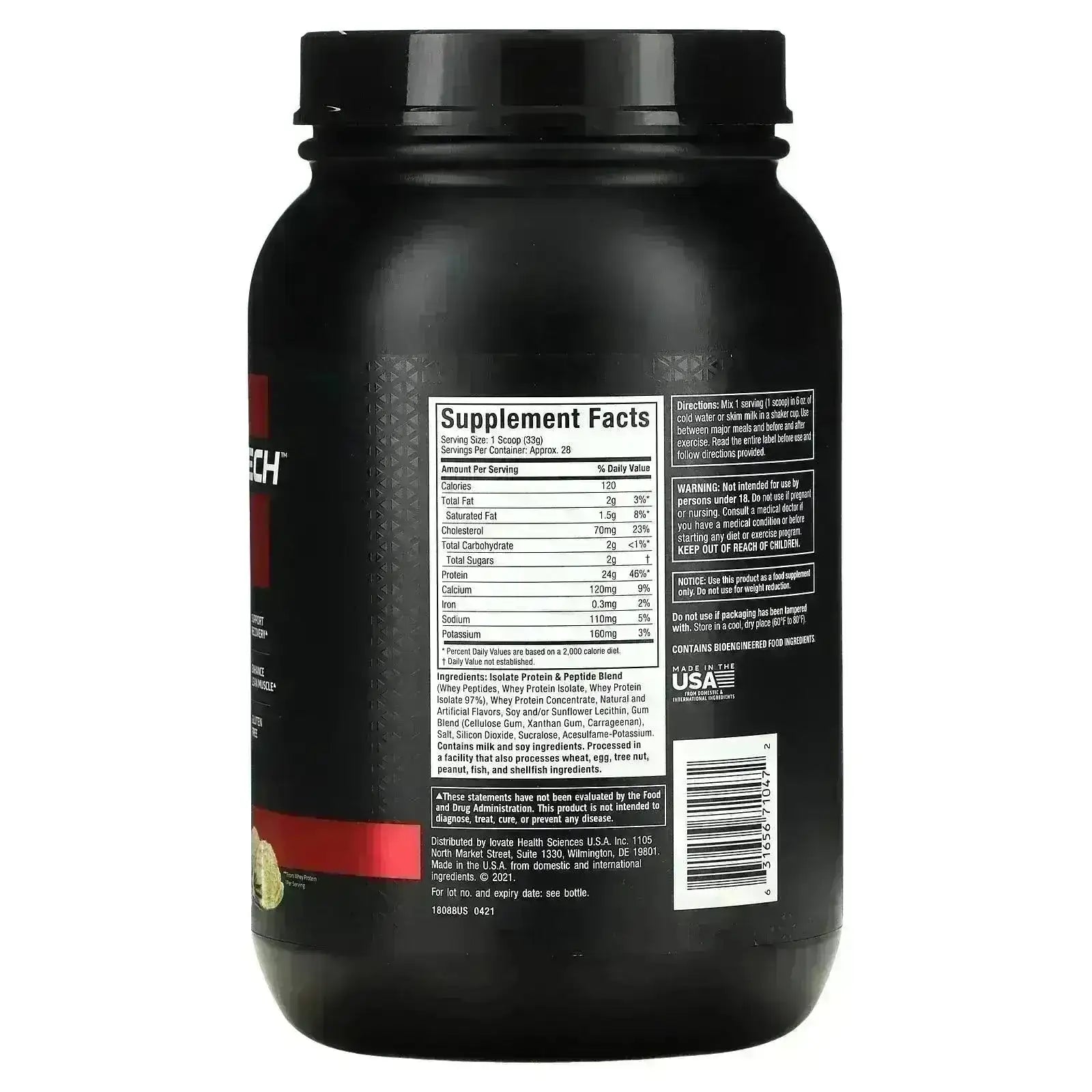 Nitrotech Whey Gold Muscletech - Imagen 2