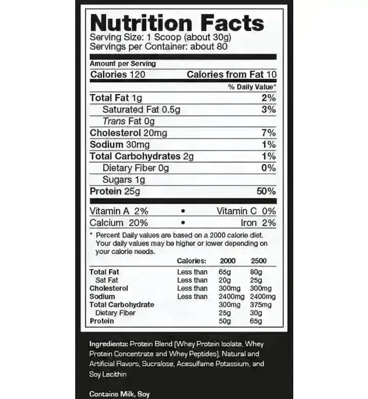 Prostar Whey Ultimate Nutrition - Imagen 3